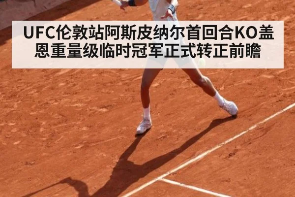 UFC伦敦站阿斯皮纳尔首回合KO盖恩重量级临时冠军正式转正前瞻